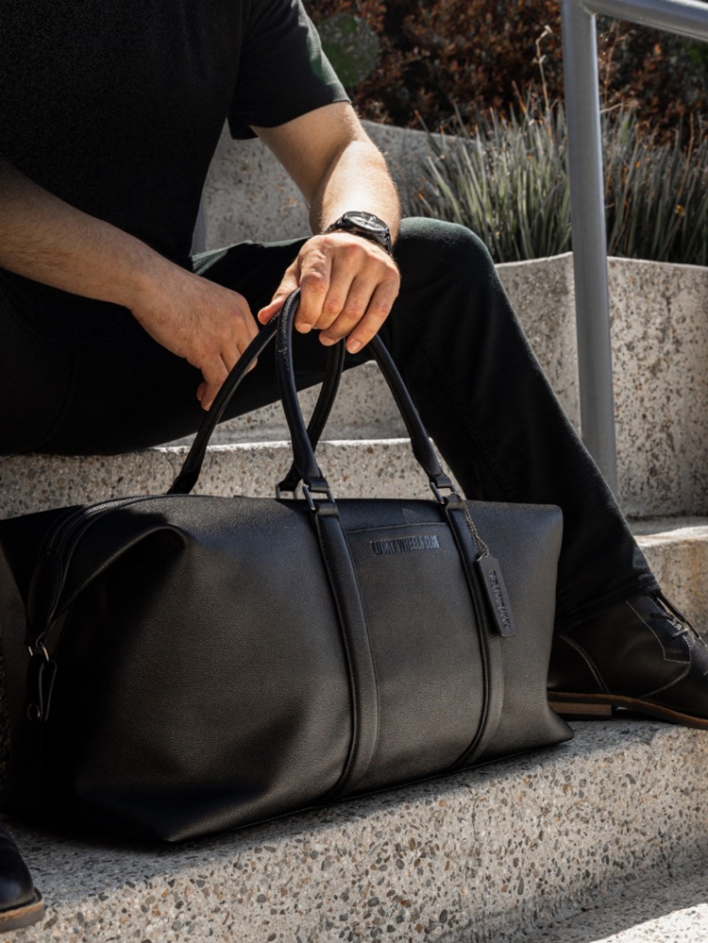 New Leather Duffle Bag and Wallet